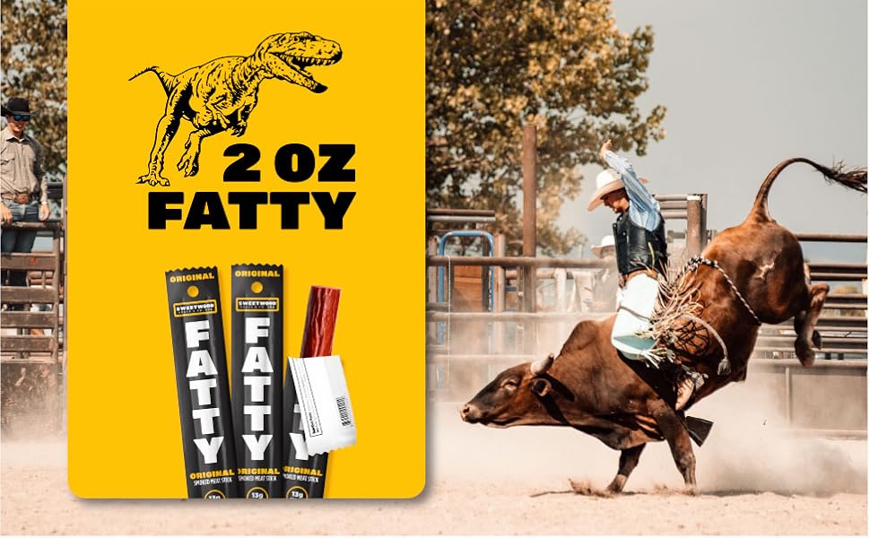 American Made Sweetwood Smokehouse FATTY Beef Jerky Sticks