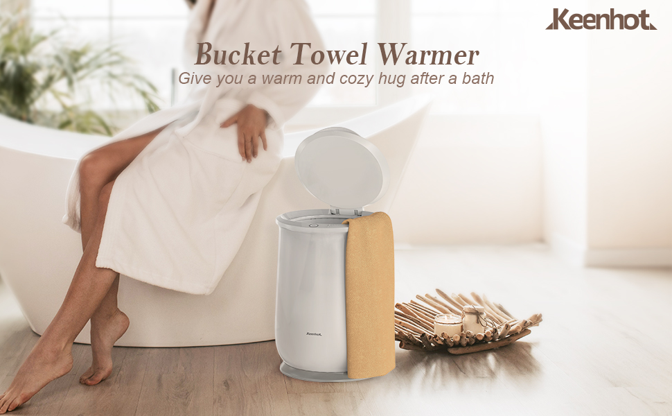 Keenhot Towel Warmer Bucket, Large Towel Warmers for