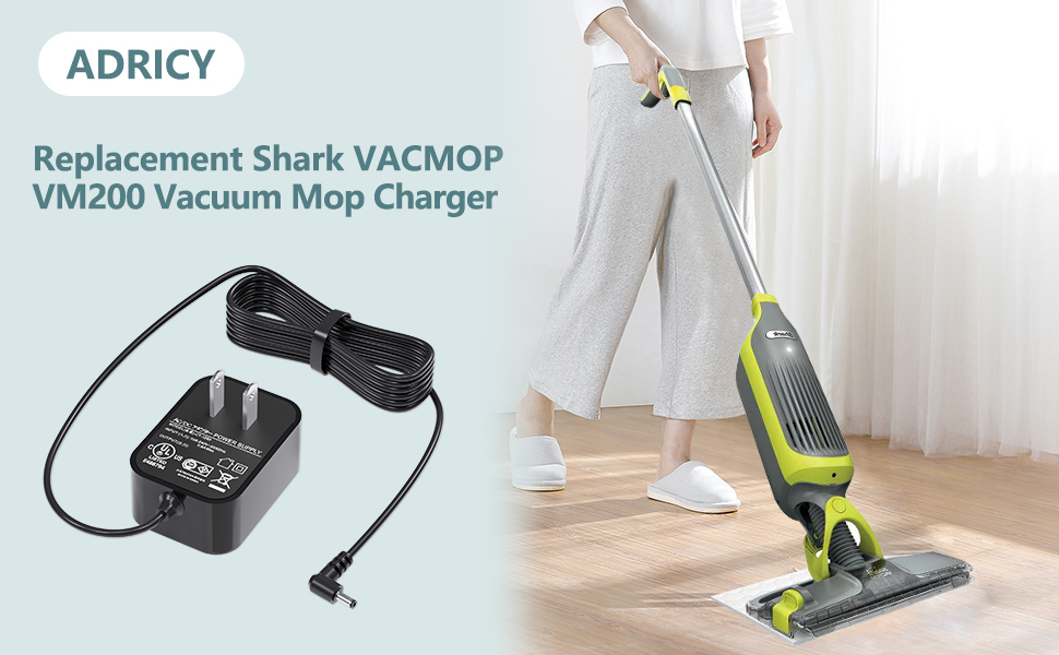 Cargador para Shark VACMOP VM200 VM20026 VM200C VC200 UM200