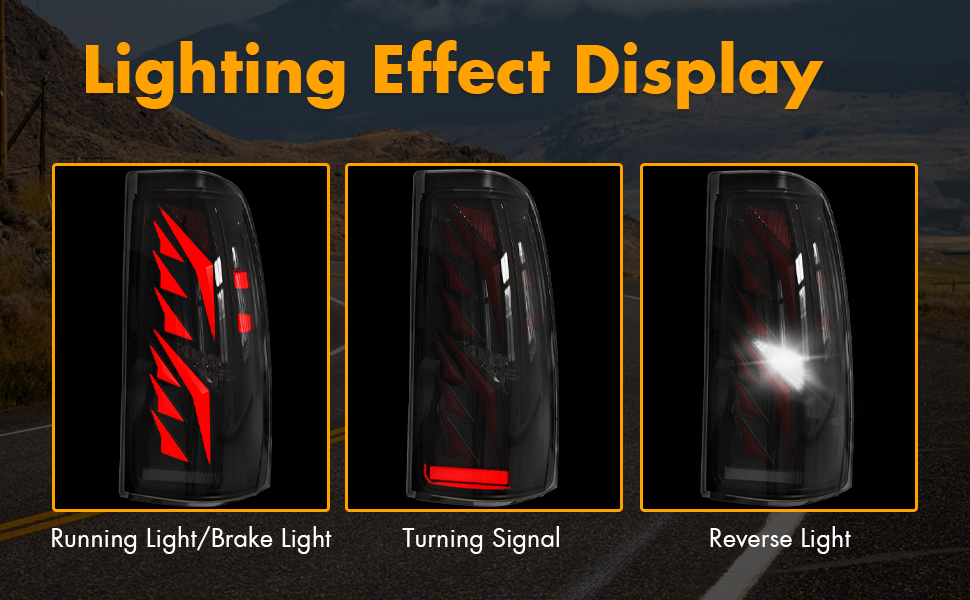 2004 Chevy Silverado tail lights