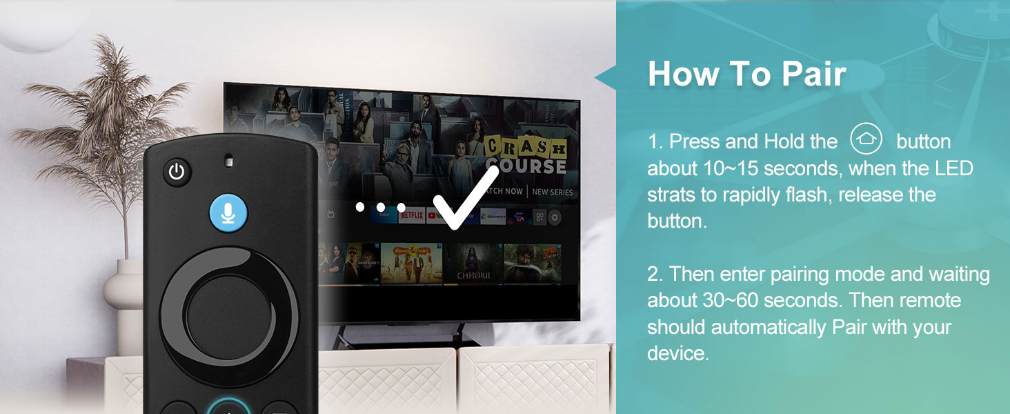 3rd GEN Replacement VReplacement Voice Remote Control for TV Stick/TV Cubeoice Remote L5B83G