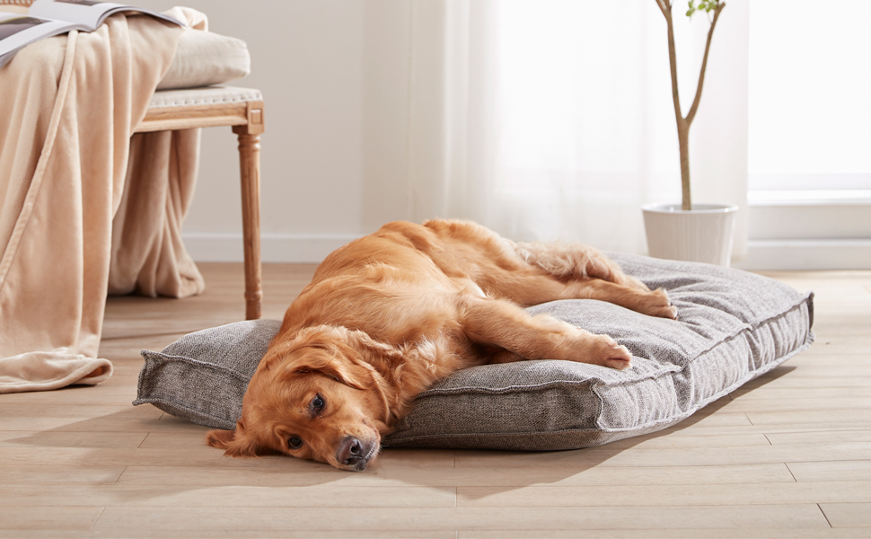 WATANIAYA PET Extra Large Orthopedic Dog Bed Shredded