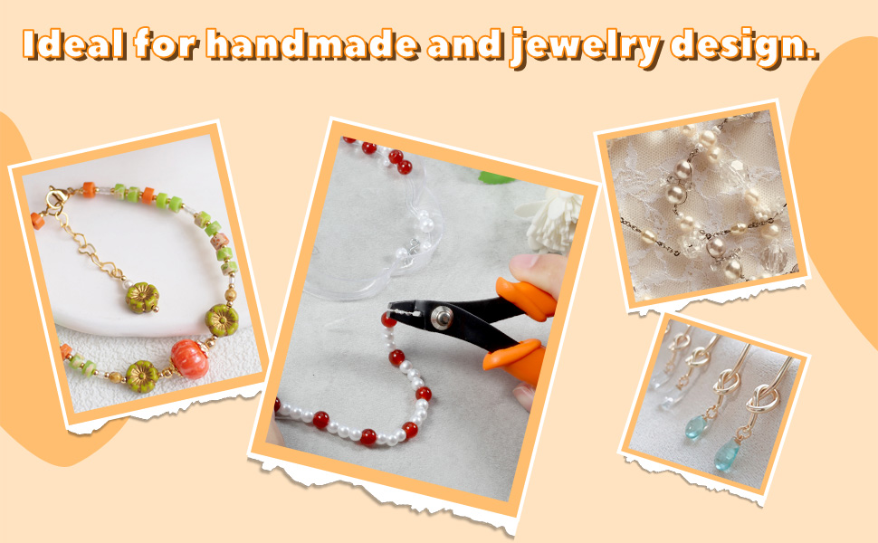 LEONTOOL Mini Bead Crimping Pliers 5 Inches Bead Crimper