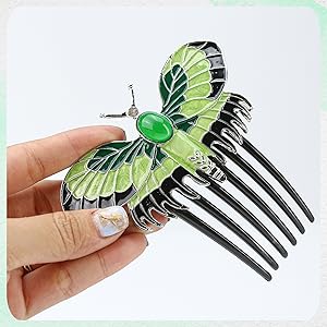 ☆TATIANA☆ Pom Pom Rose Hair Crow Clip HB2253 Amazon.com : 2PCS Rose Butterfly Hair Comb Clips for Titanic