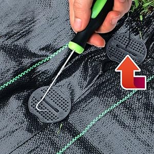 Black Garden Stakes Staples - 8