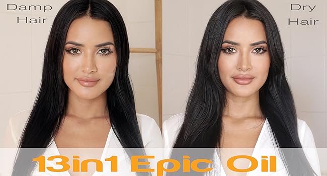 Results using Sustainable Glam 13in1 Epic Oil