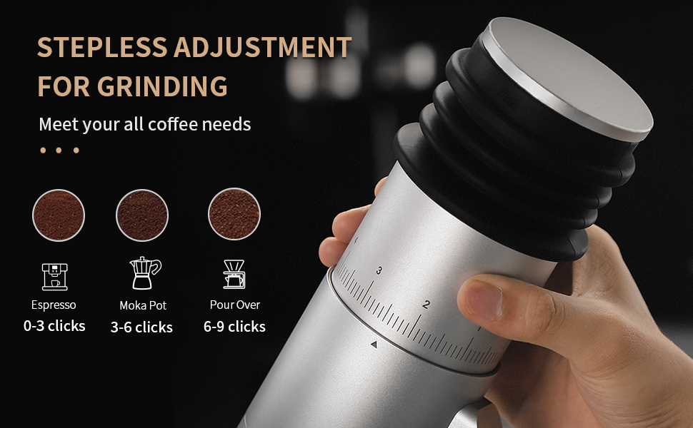 stepless adjustment setting