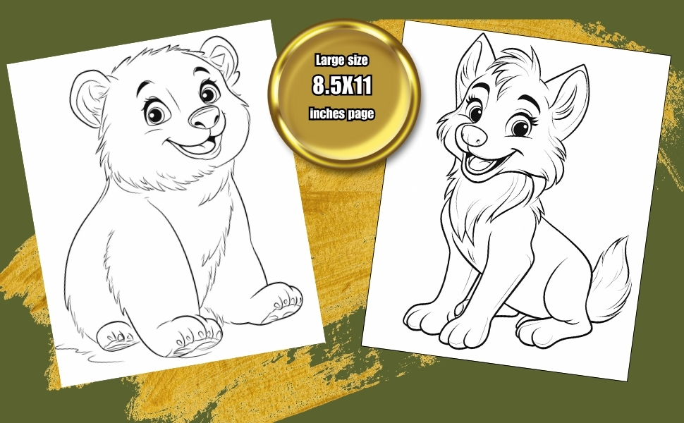 Amazing Animals Coloring Book for kids; Animals Coloring Book for kids ages 4-8