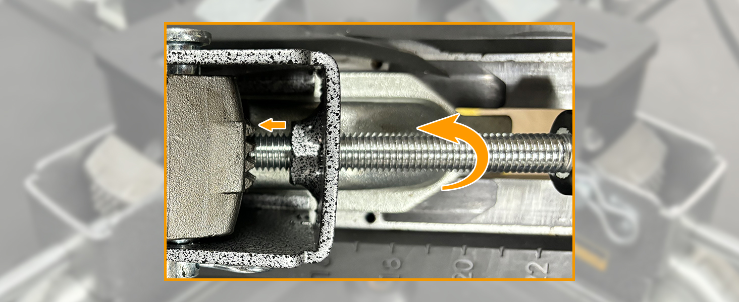 Step 3: Tighten the bolts to fix it in place