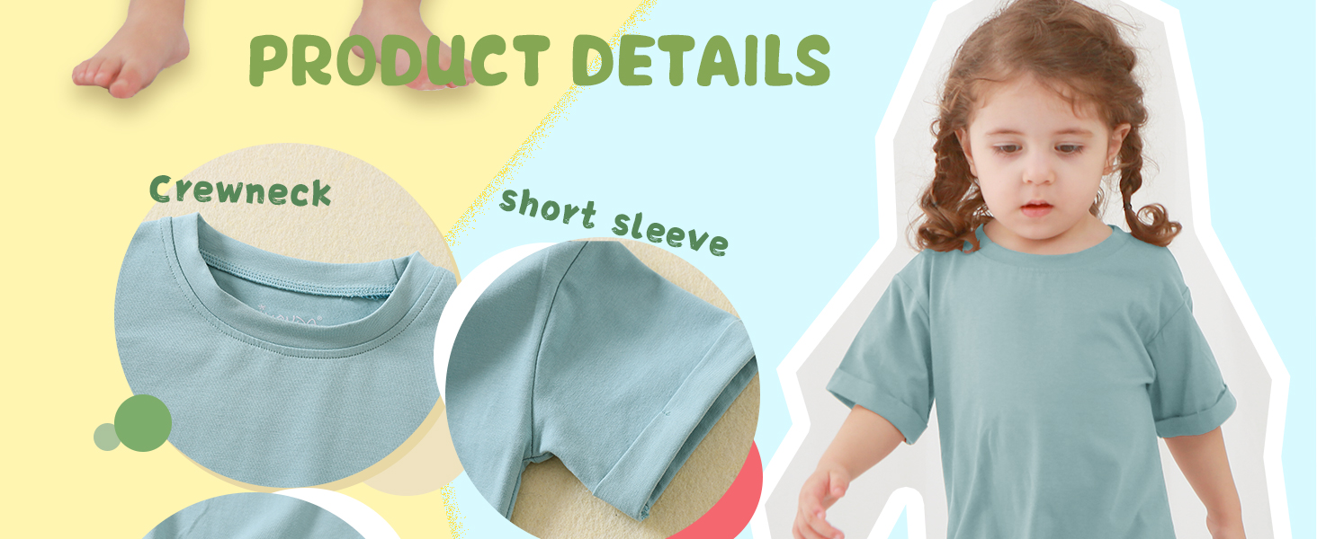 crew neck baby girls clothes summer short sleeve bodysuits