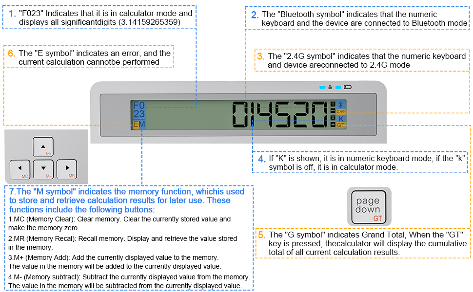 Bluetooth Number Pad