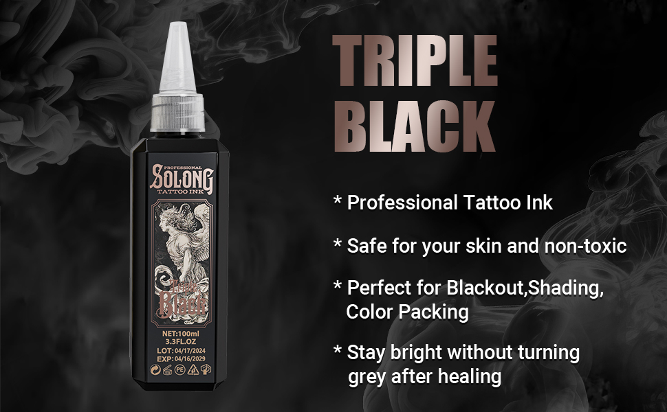black tattoo ink