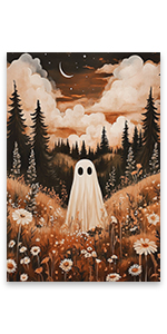 抽象画『幽玄 Geheimnis』 Amazon.com: sdgobvco Ghost In Enchanted Forest Meadow Wall