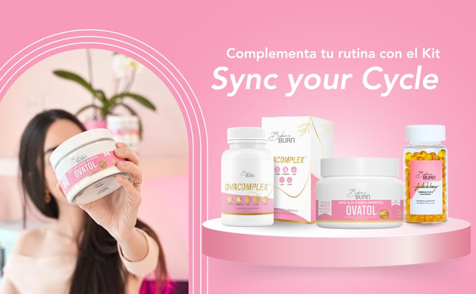 Complementa tu rutina con el kit sync your cycle