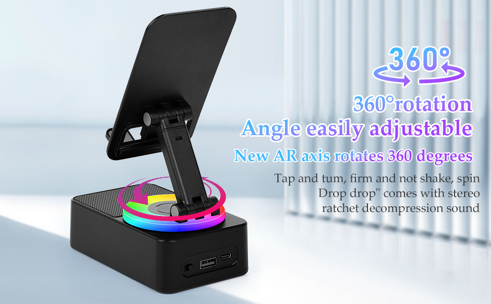 Bluetooth Audio Power Bank Bracket,Wireless Induction Bluetooth Speaker,