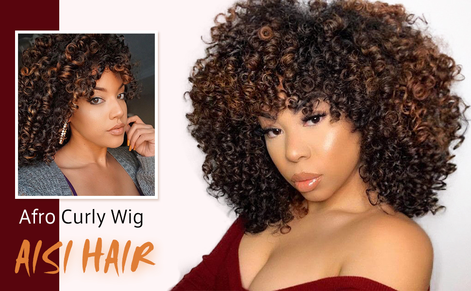 afro curly wig