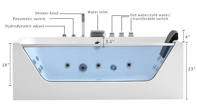 empava whirlpool bathtub