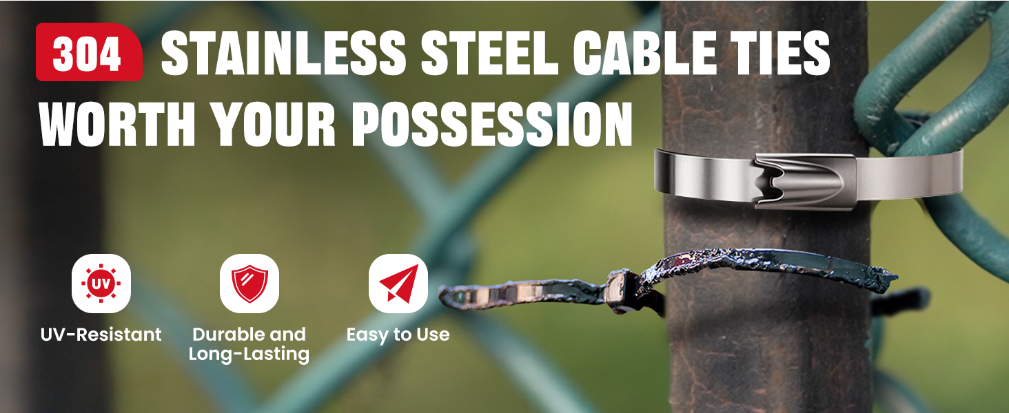 Metal cable ties are the best alternative to nylon cable ties, UV Resistant Cable Ties