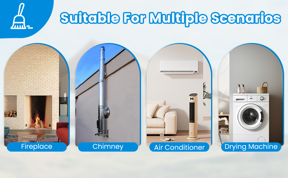 AOGYikang DRYER VENT CLEANING BRUSH KIT