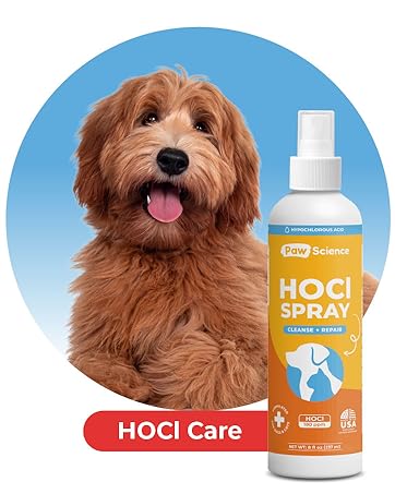 paw science hydrochlorous acid spray for dogs and cats