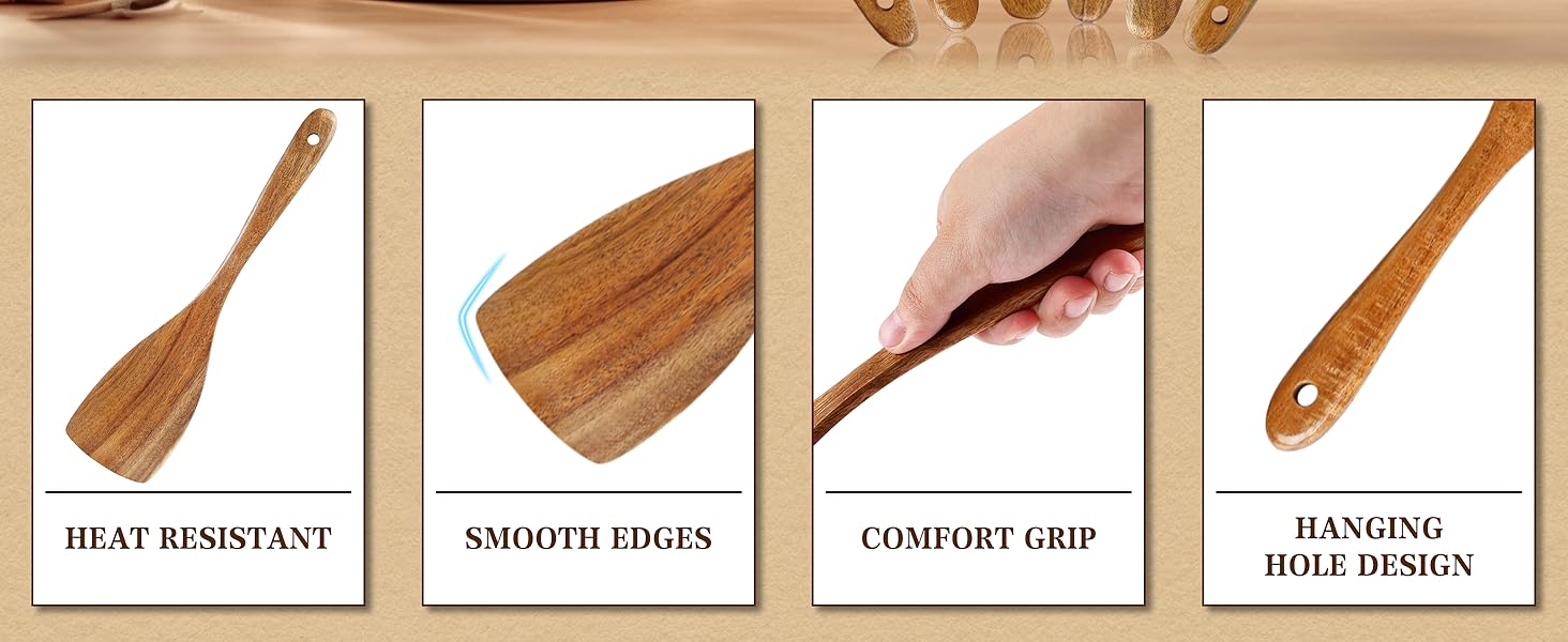 cooking utensils wooden spoons wooden spatula wooden spoon