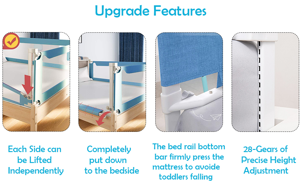 toddler bed rails