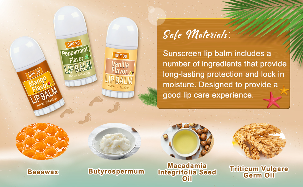 Dimsile 60 Pcs Mini Sunscreen Lip Balms Bulk SPF 30 Lip