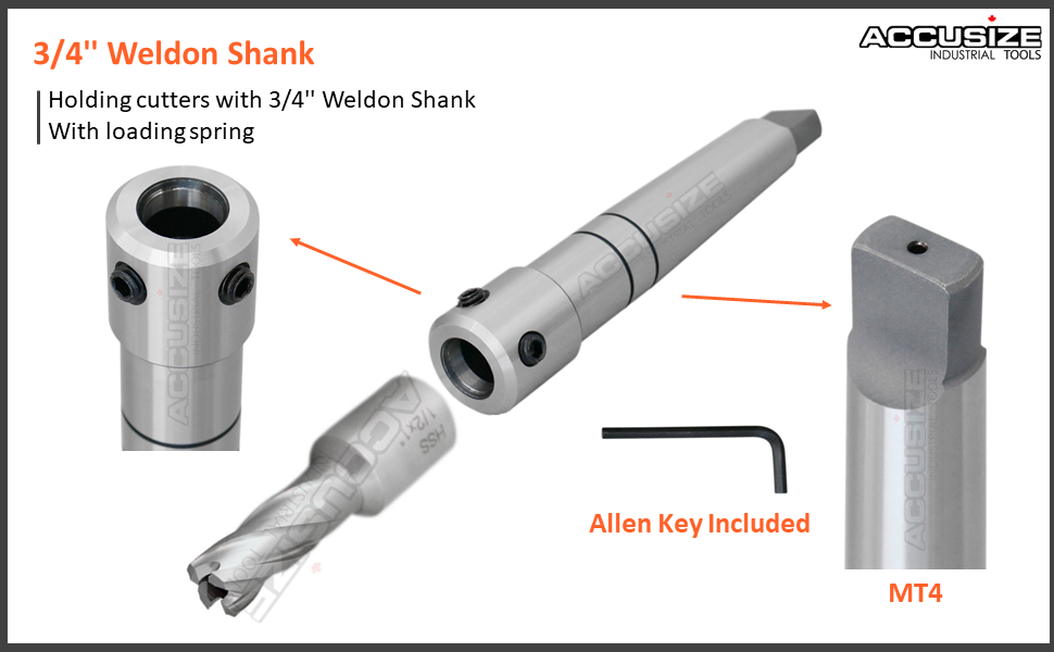 Accusize Industrial Tools Drill Annular Cutter