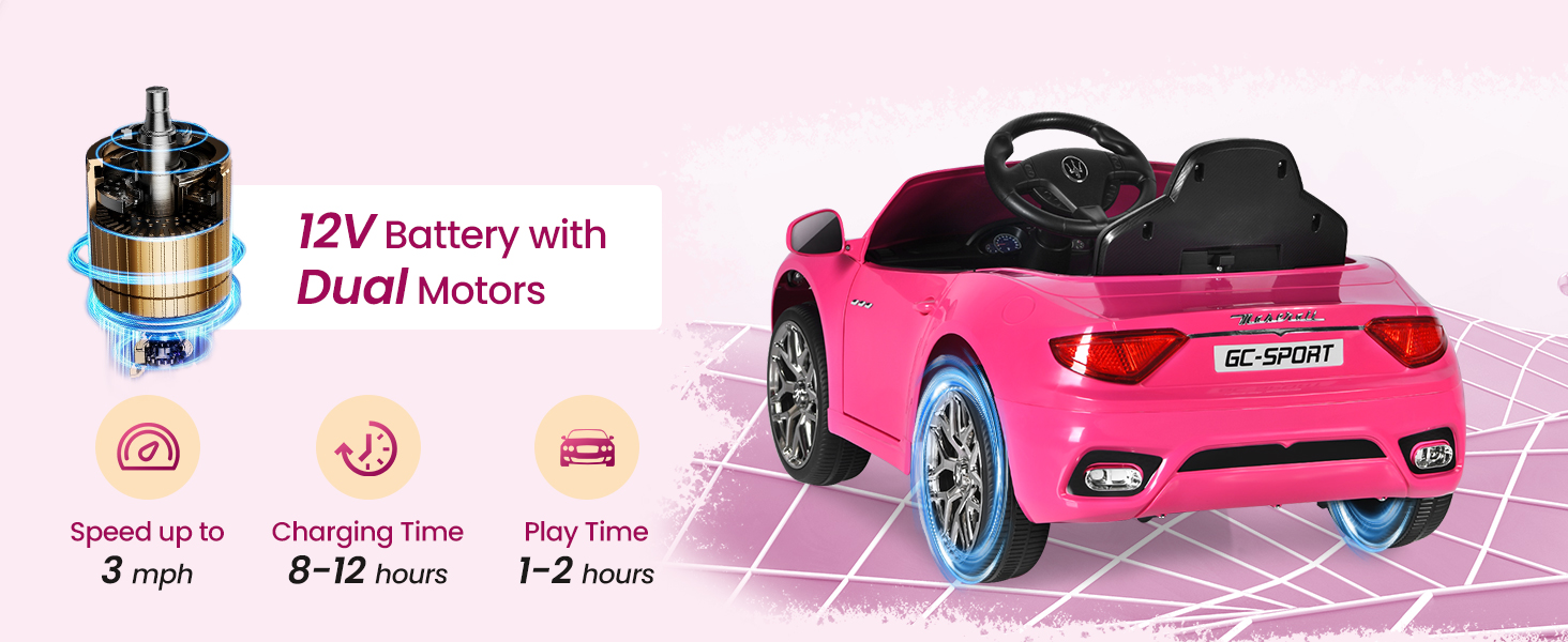 featuring with decor elements, removable windows, headlights, a steering wheel and foot pedal