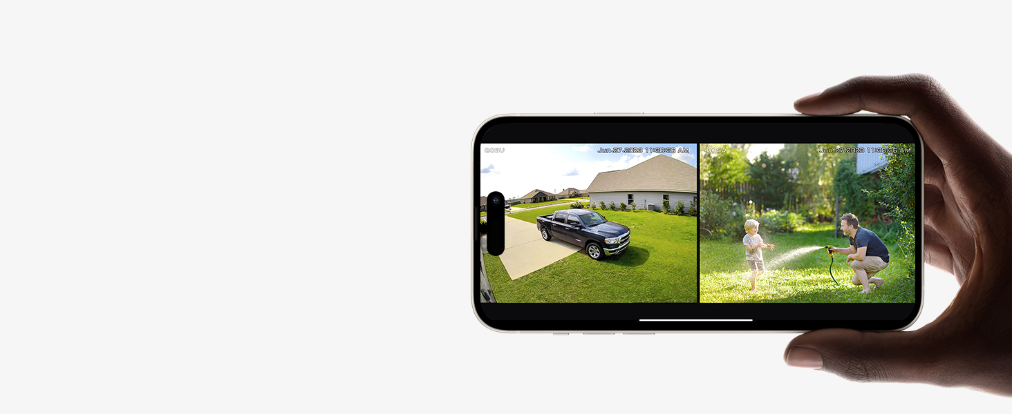 Camera Surveillance WiFi Exterieure sans Fil