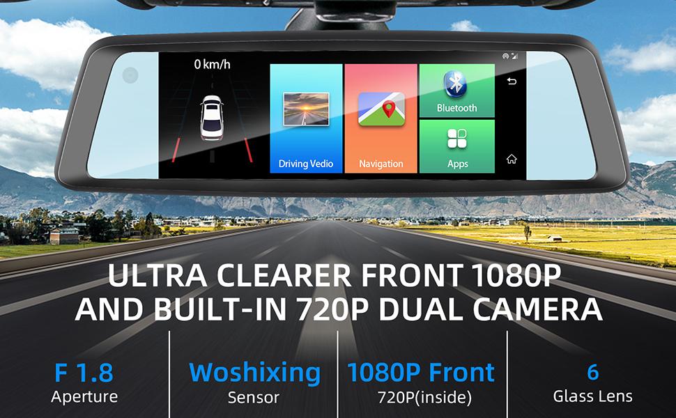 4G dvr mirror