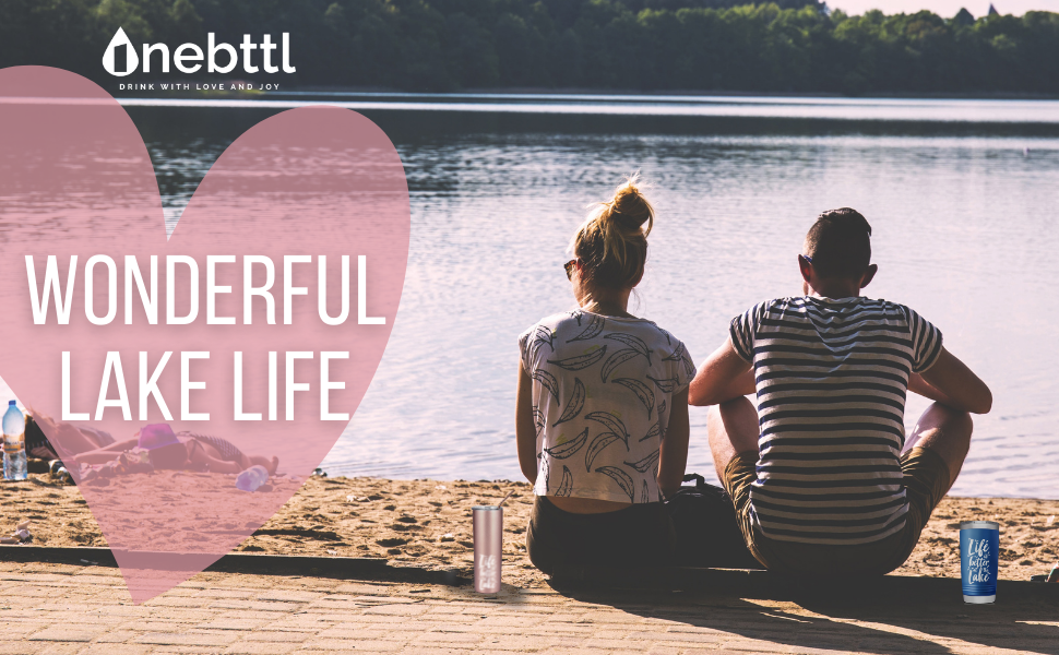 Onebttl Lake House Gifts for Women, Lake Gifts 20oz