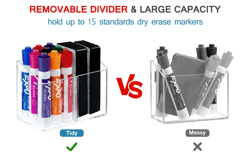 Pen Holder, Dry Erase Marker Holder