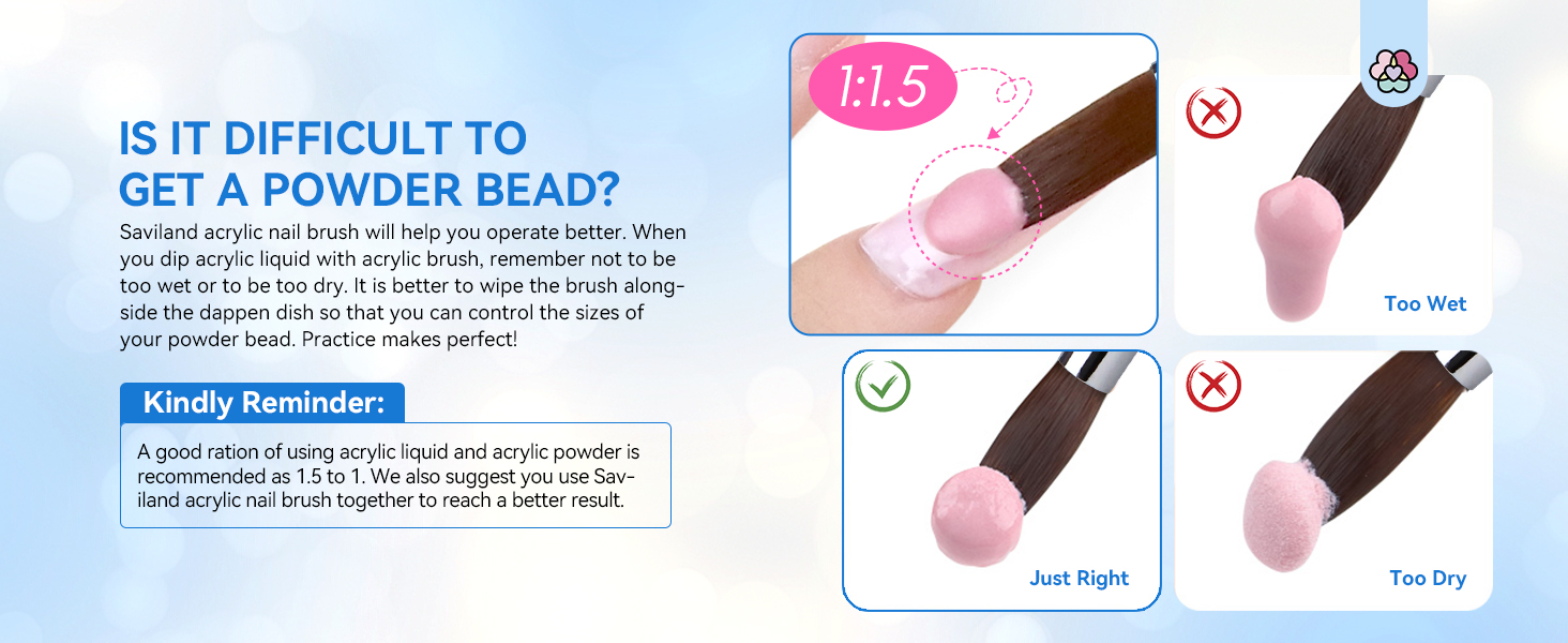 Acrylic Nail Brush Set