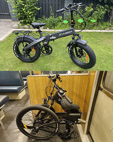e-bike folding bike