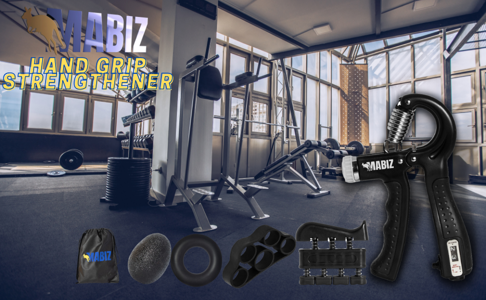 MABIZ Hand Grip Strengthener Workout Kit