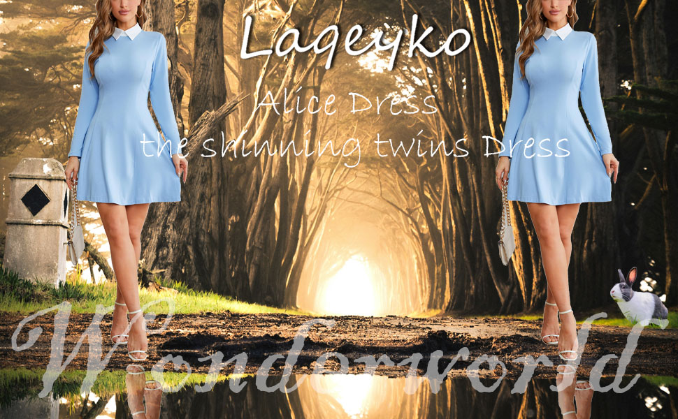 light blue dress for Alice in wonderland