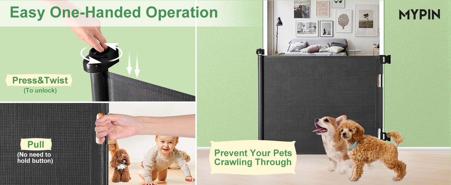 Retractable Baby Gate