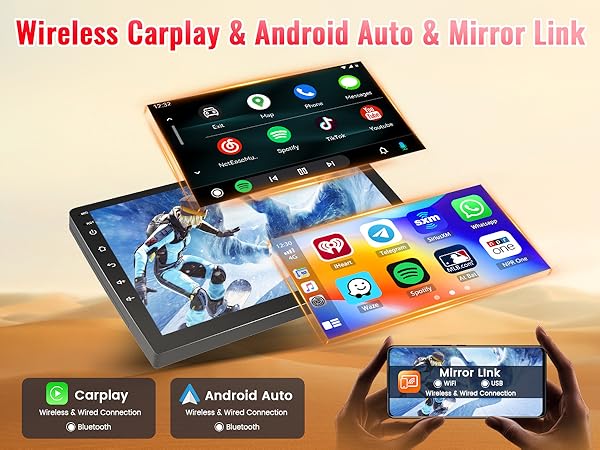 ANDROID - hiro Amazon.com: [4+64G] Hikity Android 15 Car Stereo Single Din