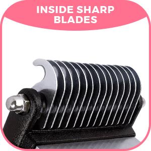 Inside sharp blades