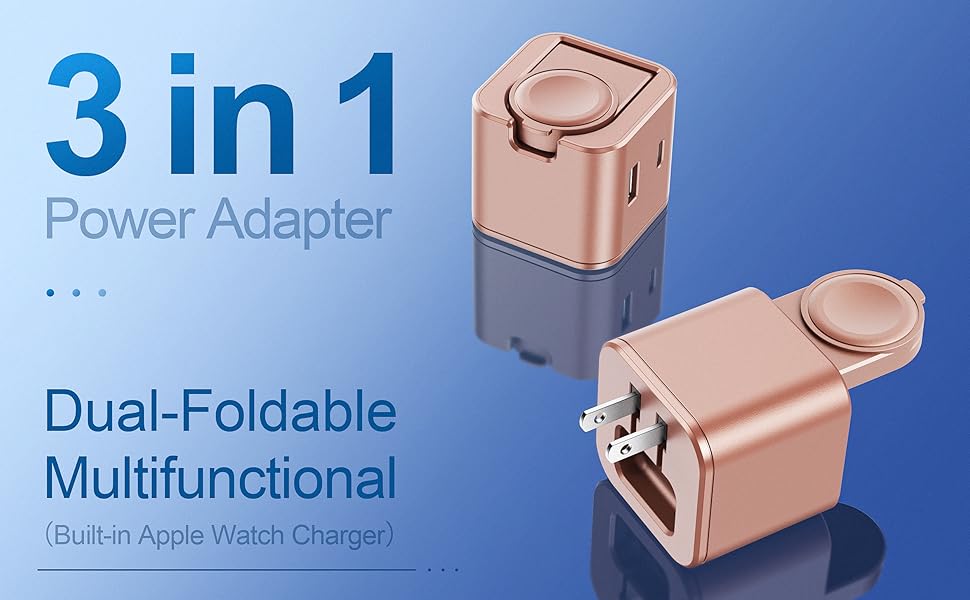 BeaSaf 36W for Apple Charging Block with Builtin Watch