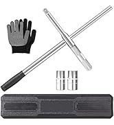 BCJCLTS Lug Wrench, 4 Way Tire Iron for Car,Tire Wrench With 1/2-Inch Drive and 2PCS Standard Soc...