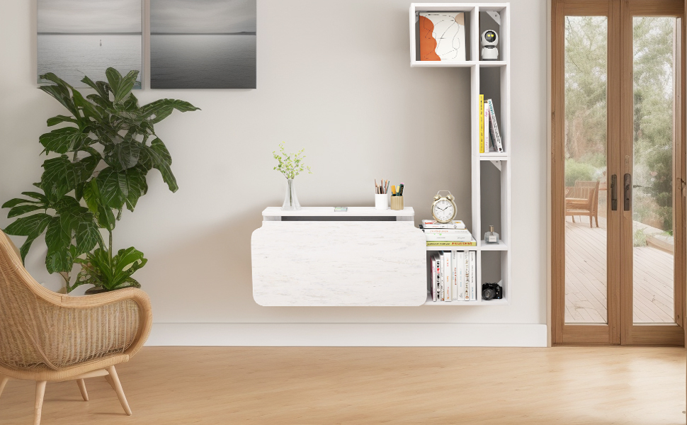 floating desk wall mounted