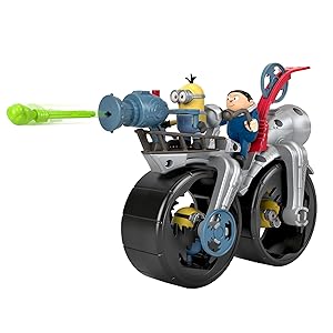 Amazon.com: Fisher-Price Imaginext Minions Gru's Rocket Bike