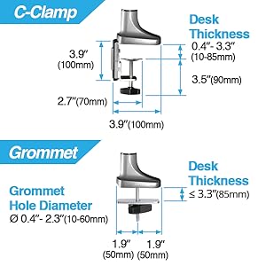 Two Mounting Options: Space Saver