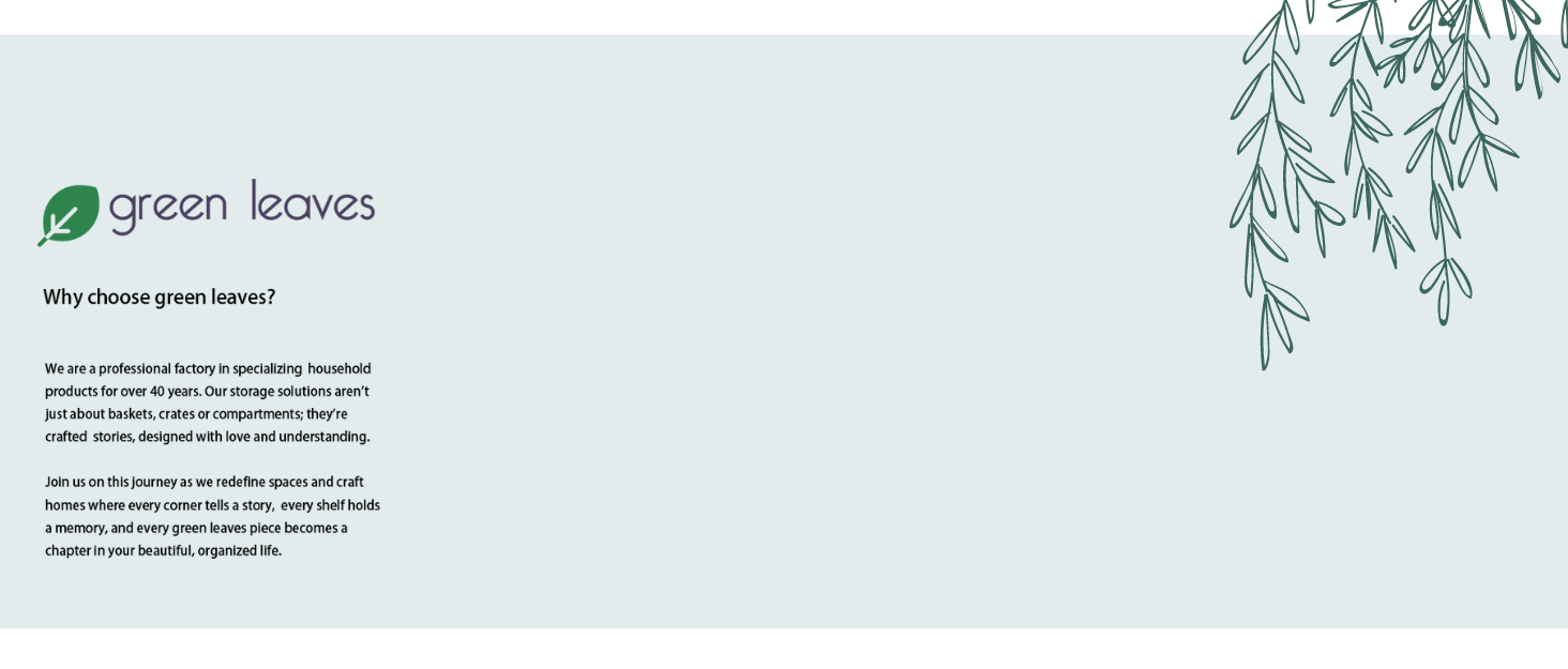 green leaves wicker storage baskets laundry basekt gift hamper baskets