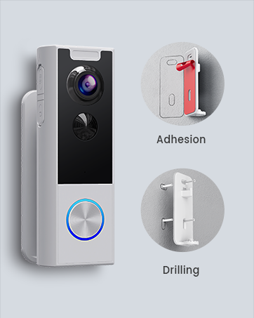 XTU Wireless Video Doorbell No Subscription-2K HD Security Doorbell Camera-Local/Cloud Storage with Multi-angle Bracket, Works with Alexa and Google Home (White) 18 xtu doorbell