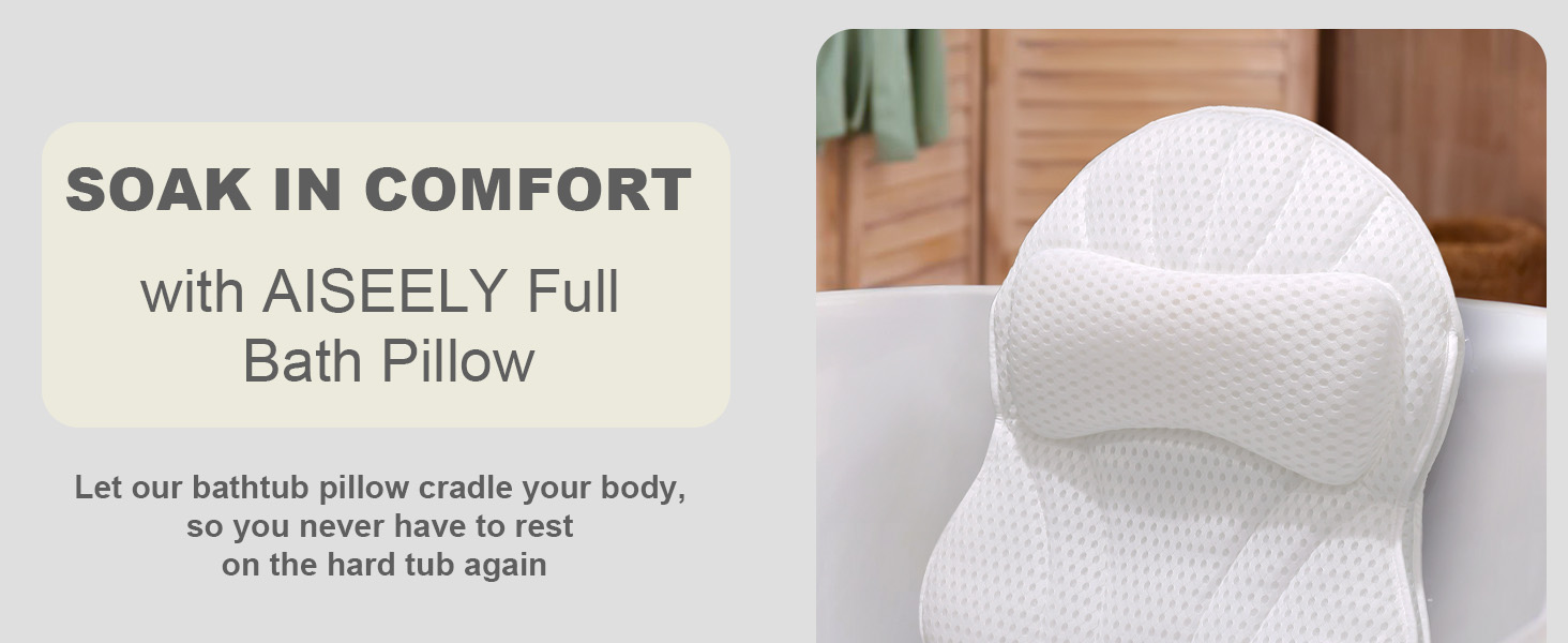 Luxury Spa Bath Pillow