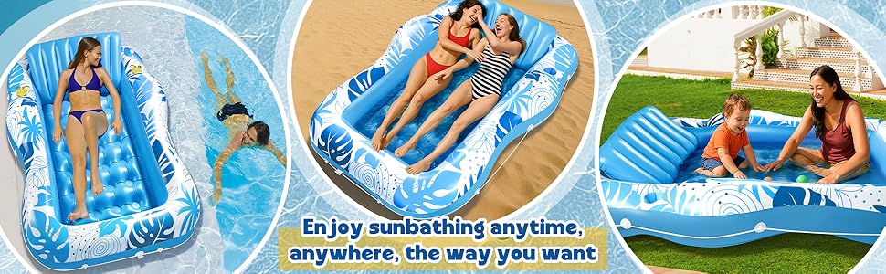 tanning pool lounger