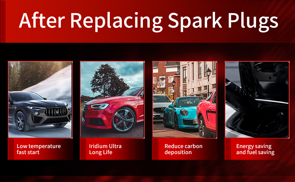 Juicery Iridium Spark Plugs Automotive Replacement IZFR6K11 9807B5617W